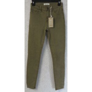 Womens Madewell Brown Jeans Skinny Skinny High Rise Size 25 Cotton Blend‎ New